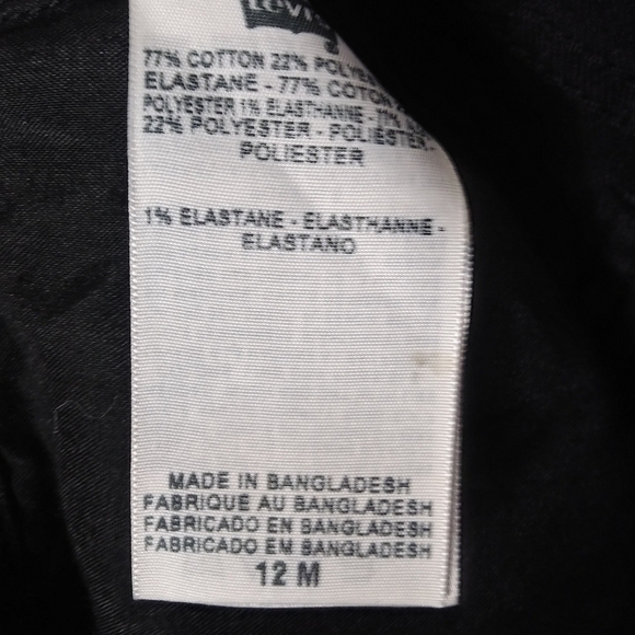 Levis 505 straight leg jeans size 12 m - Picture 7 of 7